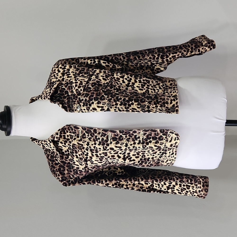 Star Ride Animal Print Jacket size 14/16